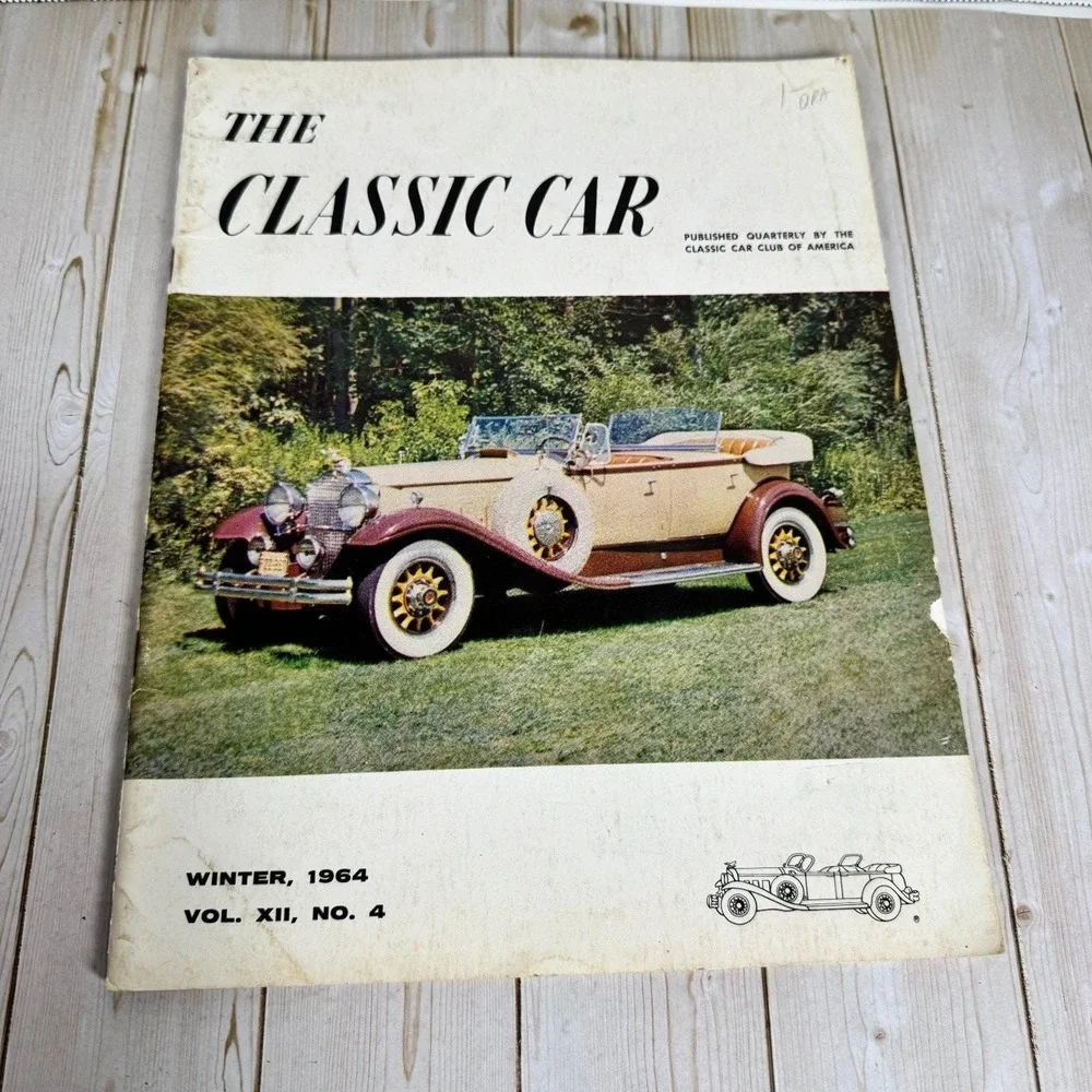 The Classic Car 1964 Full Year Set Vol XII Quarterly Magazines Auto History